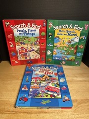 Lot Of 3 Kidsbooks Search & Find Early Reader Hardcover Board Books