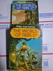 THE WORLD OF TIERS Vol 1 & 2 by Philip Jose Farmer Book Club Edition HC/DJ Set