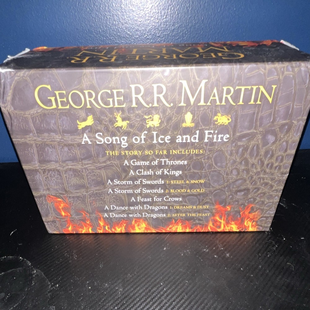 George R.R. Martin A Song of Ice and Fire Fantasy Novel Box Set (English)