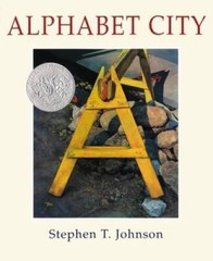 Alphabet City (Caldecott Honor Book) – Hardcover By Stephen T. Johnson – GOOD