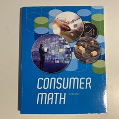 Consumer Math Student Text, 3rd Edition BJU Press Folded Back Cover