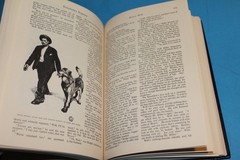 THE JACK LONDON LIBRARY 2 Volumes Dark Blue Bonded LEATHER with Slipcase