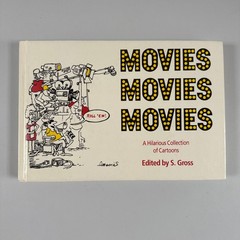 Movies Movies Movies S. Gross 1989 First Edition Cartoon Collection Harper