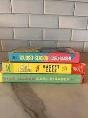 Carl Hiaasen Lot Of 3 Tourist Season Star Island Basket Case