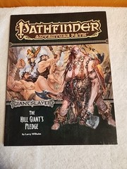 Pathfinder Adventure Path Giantslayer The Hill Giants Pledge SC
