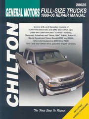 GM Full-Size Trucks, 1999-06 Repair Manual (Chilton’s Total Car Care Repair …