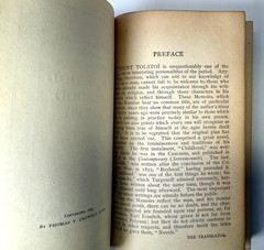 Childhood Boyhood Youth, Leo Tolstoy 1899 with leather cover
