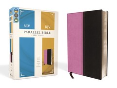 NIV, KJV, Parallel Bible, Large Print, Leathersoft, Pink/Brown: The World’s T…