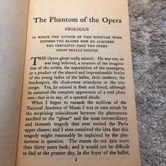 The Phantom of the Opera Gaston Leroux 1986 Carroll & Graf Gothic Horror Book
