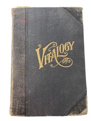 Antique Vitalogy Encyclopedia Of Health And Home Hardcover 1914 Black Leather