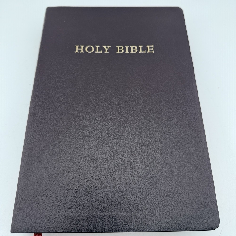 KJV Holy Bible Reference Edition Bonded Leather Burgundy Hendrickson 2000