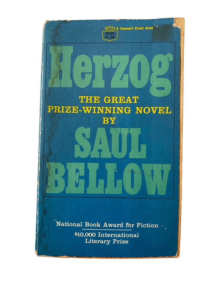 Herzog by Saul Bellow Paperback Book 1964 American Fiction Novel Vintage
