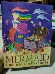 MERMAID COLORING BOOK FOR KIDS AGES 4-8