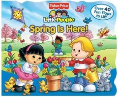 Fisher-Price Little People Lift the Flap Book Spring is Here! – GOOD
