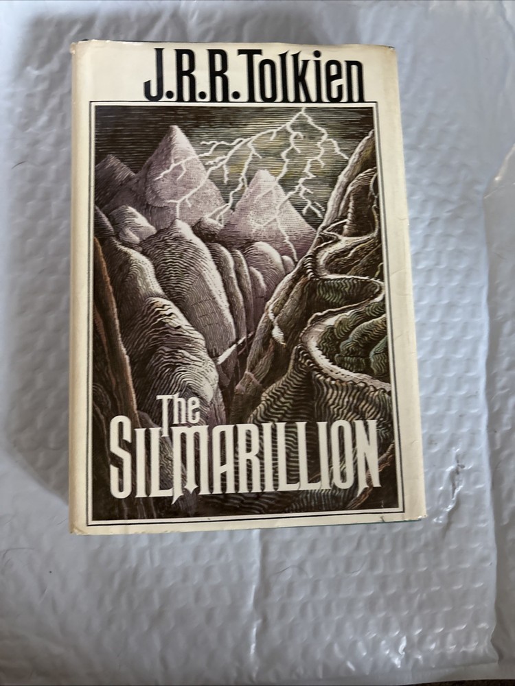 The Silmarillion J. R. R. Tolkien 1977 Hardcover 1st American Edition With Map
