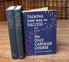Dale Carnegie Course lot of 3, Talking Your Way to Success, Win Friends; Worry