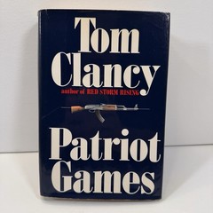 Tom Clancy Patriot Games 1st Edition 1st Printing HC DJ 1987 Putnam Hardcover