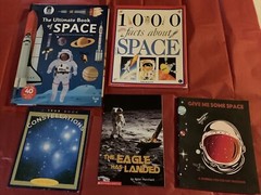 4 Books About Space & 1 Journal Interactive Facts