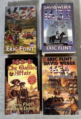 Eric Flint Book Lot Of 4 Paperback 1632 1633 1634 Galileo Affair Baltic War