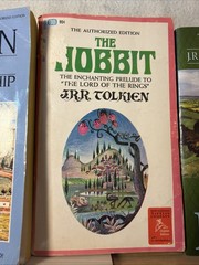 THE HOBBIT J.R.R. Tolkien 1965 Ballantine Paperback Lot Lord Of The Rings Lot
