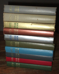 Lot of 10 Yearbook of Jehovah’s Witnesses Watchtower HC Books 1970-1979 Complete