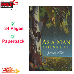 As a Man Thinketh by James P. Allen(Author) Paperback, 34 Pages,English Language