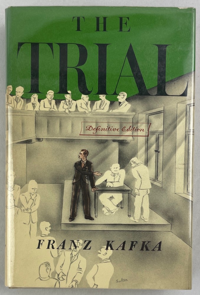 The Trial, Franz Kafka, 1970, Knopf Definitive Edition, 6th Printing, HCDJ