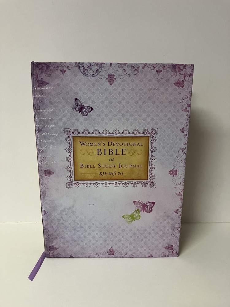Women’s Devotional Bible & Bible Study Journal Gift Set 2012 KJV Hardcover