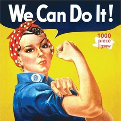 Adult Jigsaw Puzzle J. Howard Miller: Rosie the Riveter Poster: 1000-Piece Other