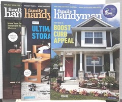 FAMILY HANDYMAN – January, February, & April 2025 Project Publications