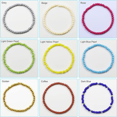 Crystal Pearl Color 4Mm Glass Seed Beads about 1400Pcs in Box 6/0 Glass Craft Se