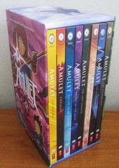 AMULET GRAPHIC NOVEL KIDS BOOKS #1-8 BOXED SET NICE!