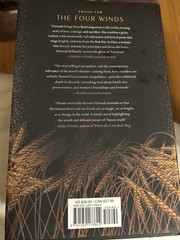 THE FOUR WINDS A Novel By Kristin Hannnah Hardcover 451 Pgs New