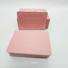 Rupi Kaur’s Writing Prompts Self-Love – 70 Card Deck w/ Hardcover Box Open Box