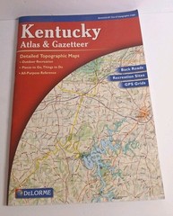 Kentucky Atlas and Gazetteer – Detailed Topographic Maps, DeLorme (Paperback)