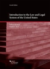Introduction to the Law and Legal System of the United States (Coursebook) by B