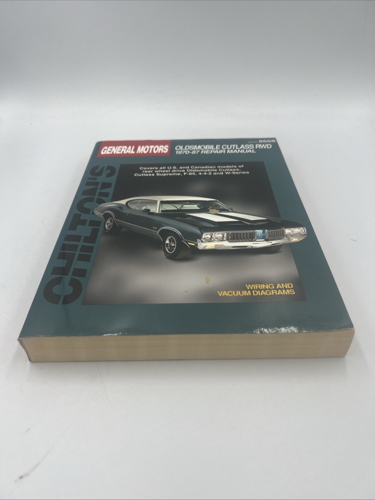 General Motors Cutlass RWD, 1970-87 by Chilton Automotive Editorial Staff (1998,
