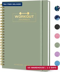 Fitness Workout Journal for Women & Men, A5(5.5″ x 8.2″) Workout Log Book Planne
