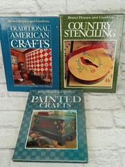 Better Homes and Gardens Crafts Lot of 3 Stenciling Painted American Traditional