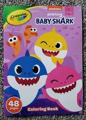 Crayola BABY SHARK ColoringBook 48 Pages OR CRAYOLA VIVO ColoringBook 48 Pages