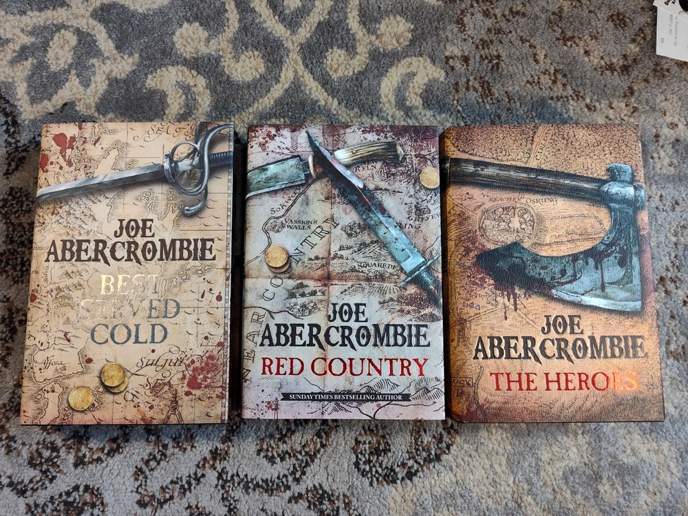 SIGNED The Great Leveler Trilogy by Joe Abercrombie – Broken Binding Special