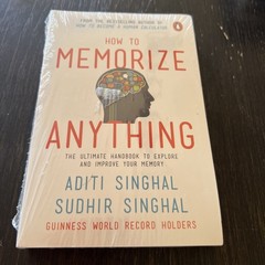 How To Memorize Anything by Aditi Singhal Sudhir Singhal 2015 Paperback New