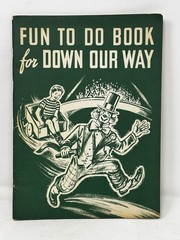 Fun To Do Book for Down Our Way Workbook 1954 VTG PB 80 pgs