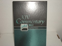 Commentary Bible: King James Version, Red-Letter Edition World Publishing NIB