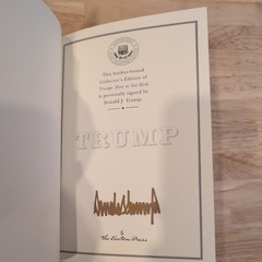 Easton Press How to Get Rich-Trump-Signed Edition-Collectible-not sealed