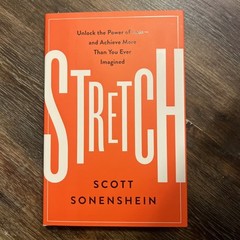 Stretch: Unlock Power of Less & Achieve More Scott Sonenshein HC 1st Ed 2017NEW