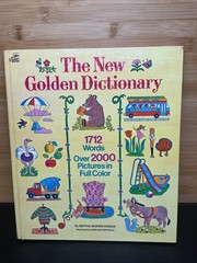 1972 The New Golden Dictionary Golden Book 10.5″x12″