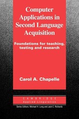 Computer Applications in Second Language Acquisition (Cambridge Applied Ling…