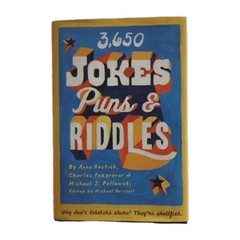 3650 Jokes, Puns, and Riddles – Hardcover By Foxgrover, Charles NEW