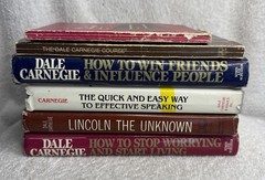 DALE CARNEGIE LOT How to Win Friends Influence People Stop Worrying Start Living